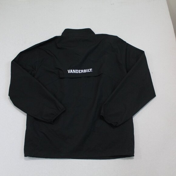 Nike Storm Fit Black Men Windbreaker Vanderbilt NCAA Size Meduim - Picture 2 of 12